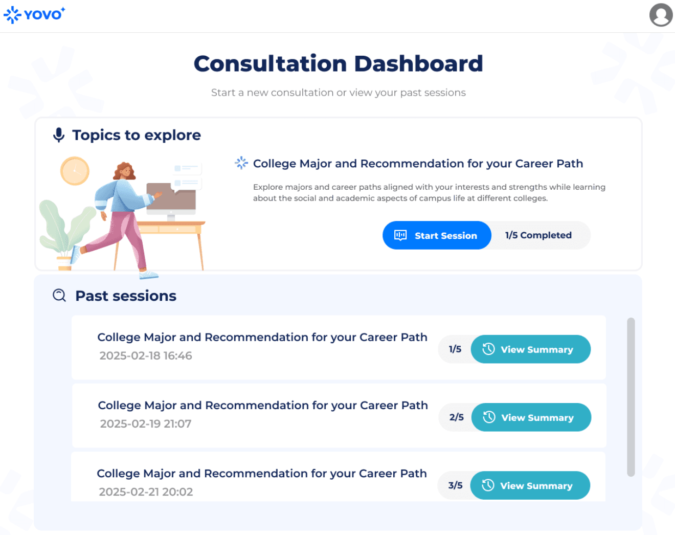 Yovo Platform Screenshot